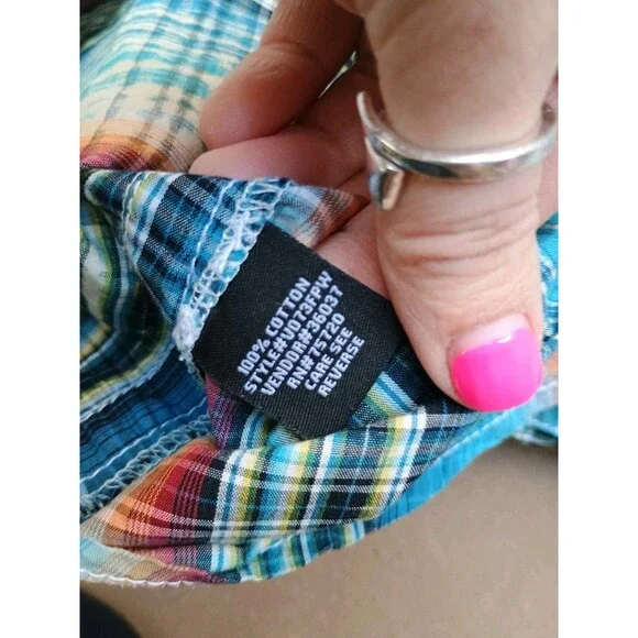 BKE Shirt Men XXL Vintage 1967 Pearl Snap Western Cowboy Tailored Short Sleeves - Picture 6 of 6